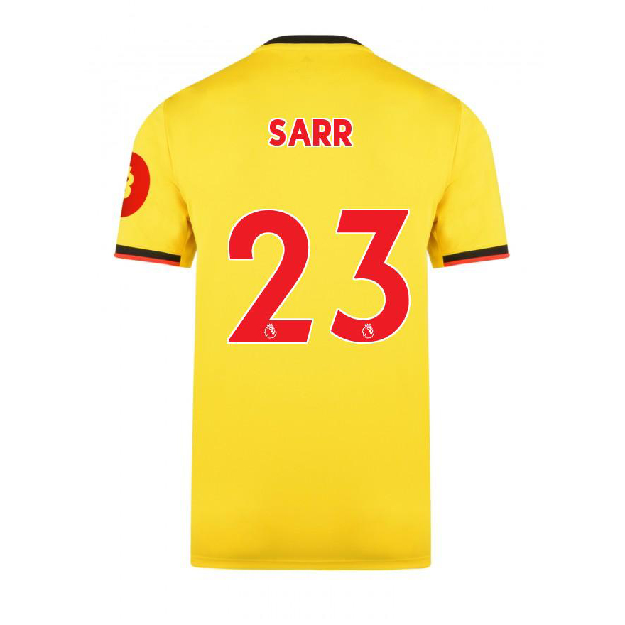 Hombre Ismaila Sarr 23 1ª Equipación Amarillo Camiseta 2019/20 La Camisa Chile