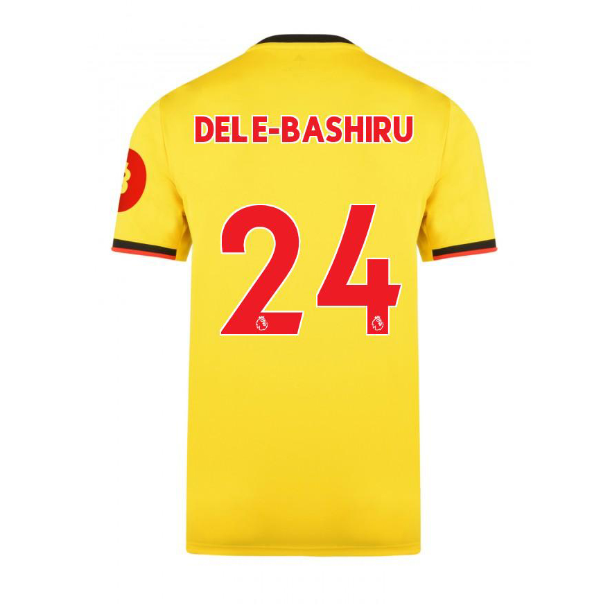 Hombre Tom Dele-Bashiru 24 1ª Equipación Amarillo Camiseta 2019/20 La Camisa Chile
