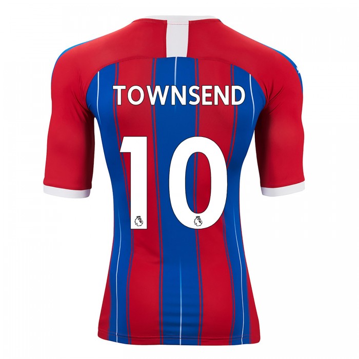 Hombre Andros Townsend 10 1ª Equipación Rojo Azul Camiseta 2019/20 La Camisa Chile