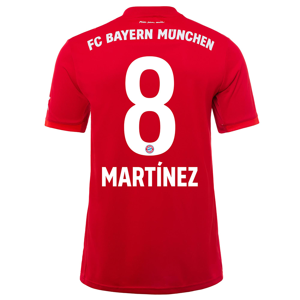 Hombre Javi Martinez 8 1ª Equipación Rojo Camiseta 2019/20 La Camisa Chile