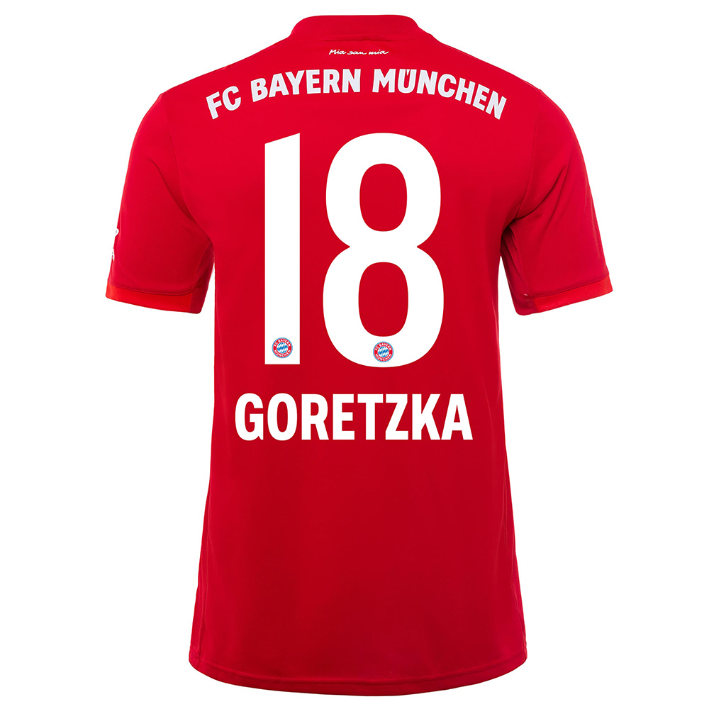 Hombre Leon Goretzka 18 1ª Equipación Rojo Camiseta 2019/20 La Camisa Chile