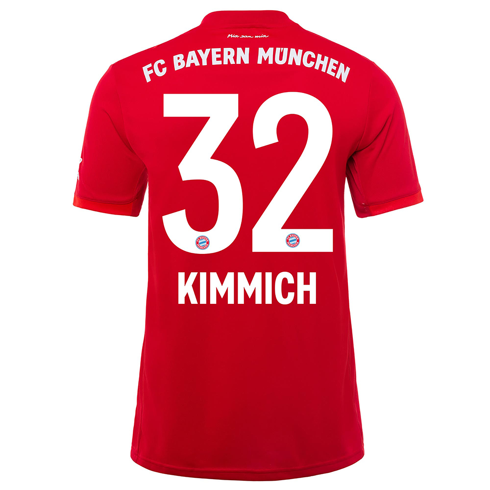 Hombre Joshua Kimmich 32 1ª Equipación Rojo Camiseta 2019/20 La Camisa Chile