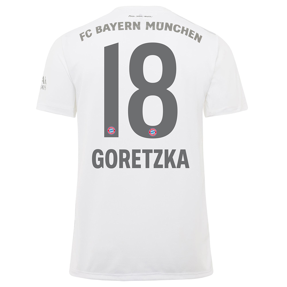 Hombre Leon Goretzka 18 2ª Equipación Blanco Camiseta 2019/20 La Camisa Chile
