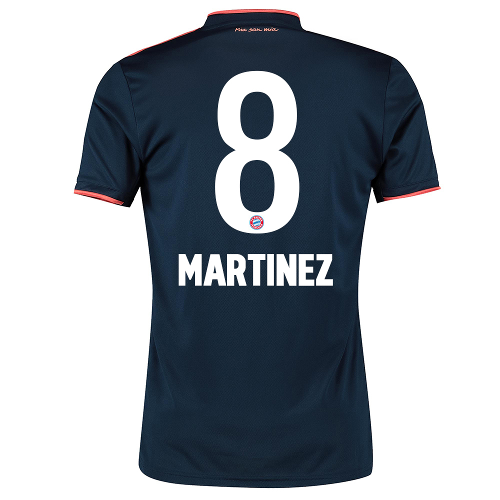 Hombre Javi Martinez 8 3ª Equipación Armada Camiseta 2019/20 La Camisa Chile