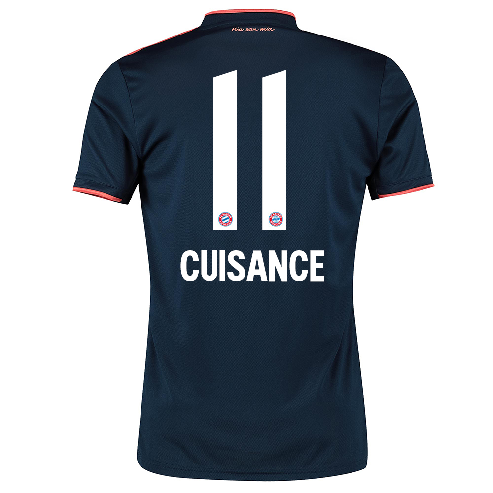 Hombre Mickaël Cuisance 11 3ª Equipación Armada Camiseta 2019/20 La Camisa Chile