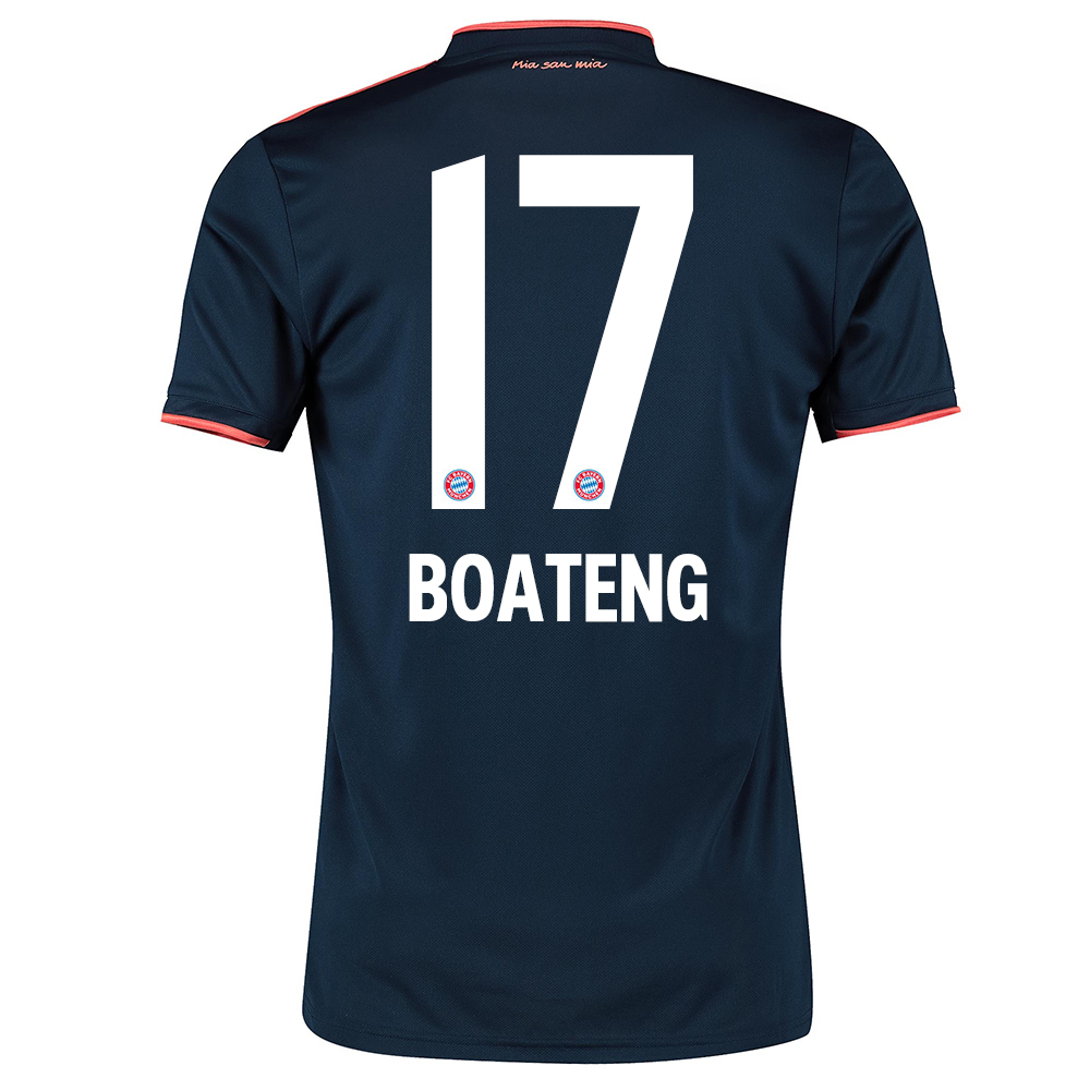 Hombre Jerome Boateng 17 3ª Equipación Armada Camiseta 2019/20 La Camisa Chile