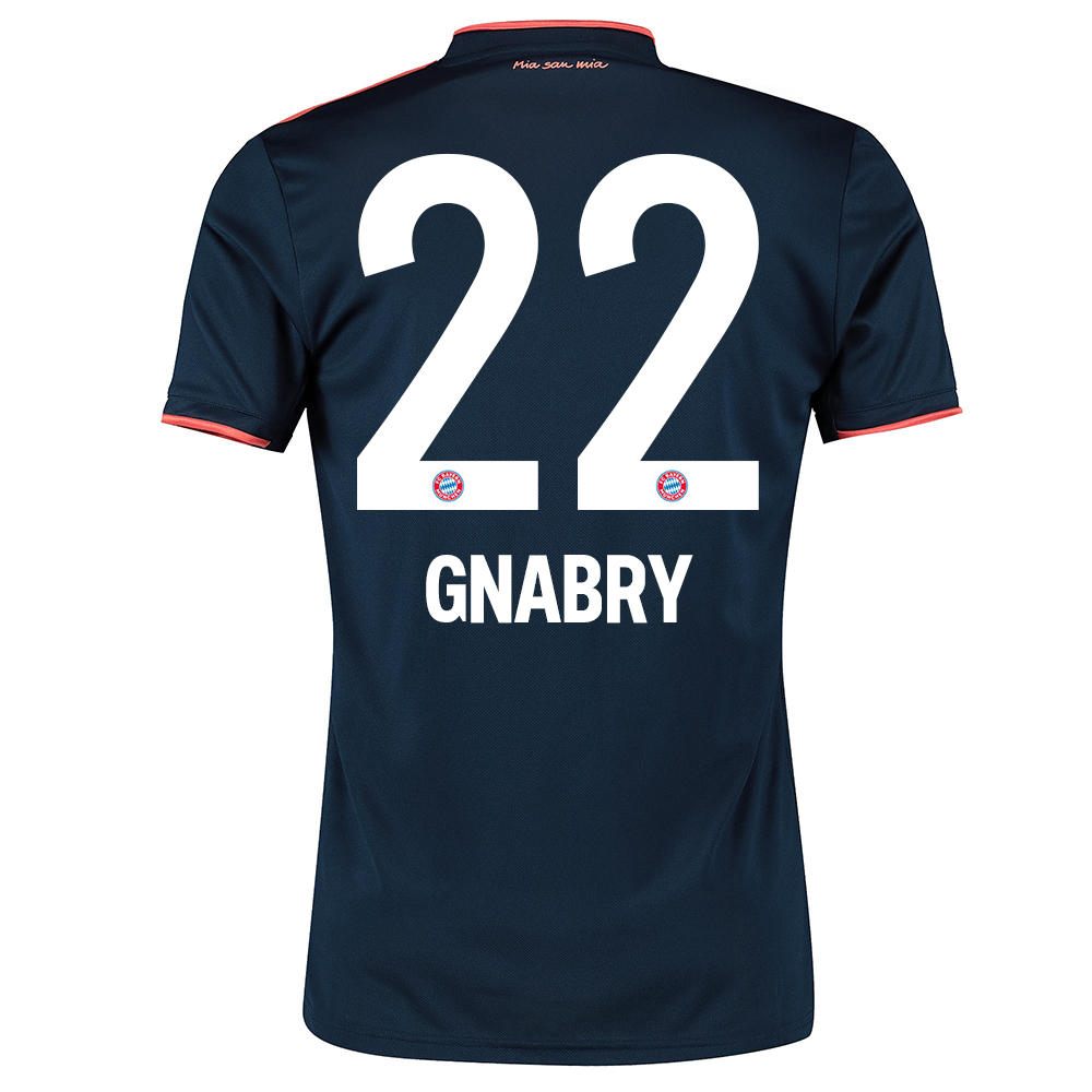 Hombre Serge Gnabry 22 3ª Equipación Armada Camiseta 2019/20 La Camisa Chile