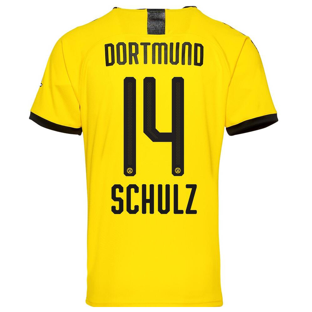 Hombre Schulz 14 1ª Equipación Amarillo Camiseta 2019/20 La Camisa Chile