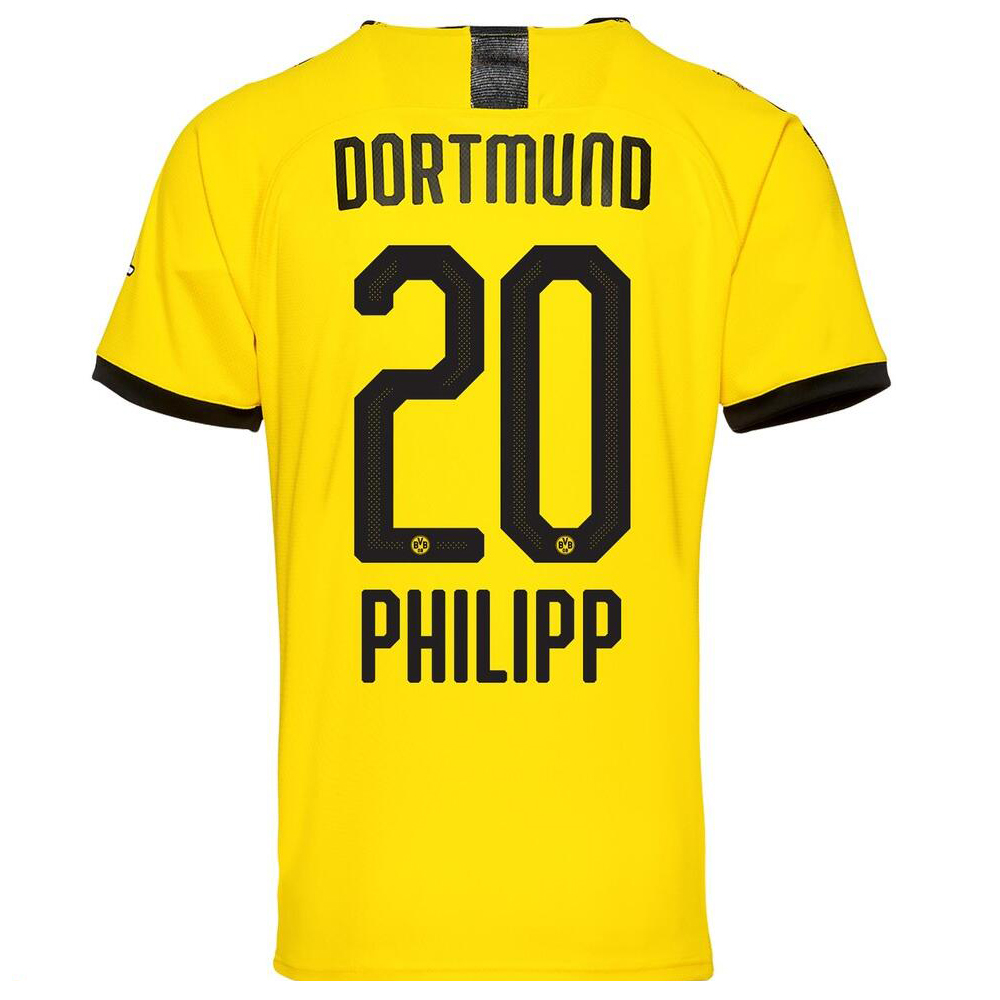 Hombre Philipp 20 1ª Equipación Amarillo Camiseta 2019/20 La Camisa Chile