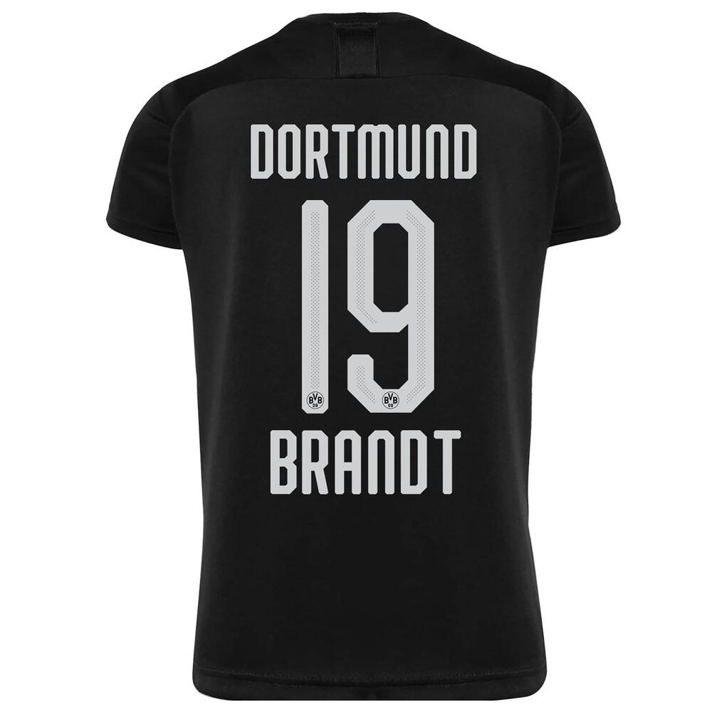 Hombre Brandt 19 2ª Equipación Negro Camiseta 2019/20 La Camisa Chile