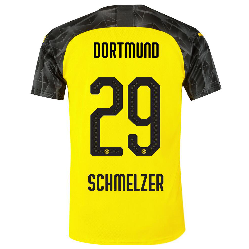 Hombre Schmelzer 29 Memento Amarillo Negro Camiseta 2019/20 La Camisa Chile