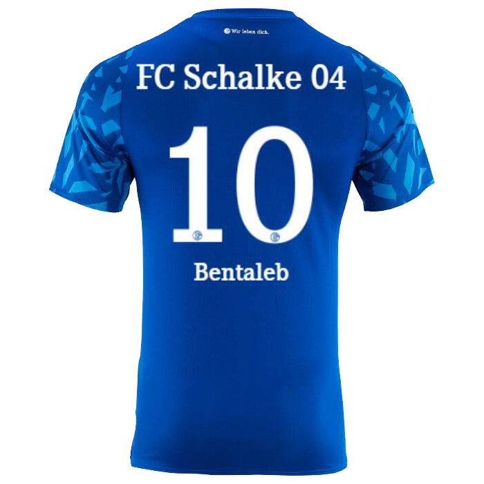 Hombre Nabil Bentaleb 10 1ª Equipación Azul Camiseta 2019/20 La Camisa Chile