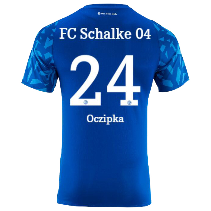 Hombre Bastian Oczipka 24 1ª Equipación Azul Camiseta 2019/20 La Camisa Chile