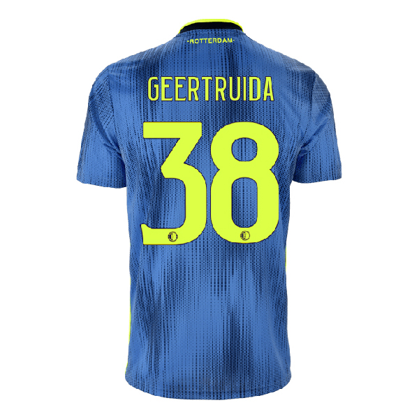 Niño Lutsharel Geertruida 38 2ª Equipación Azul Camiseta 2019/20 La Camisa Chile