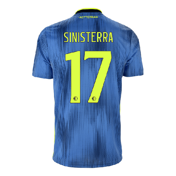 Niño Luis Sinisterra 17 2ª Equipación Azul Camiseta 2019/20 La Camisa Chile