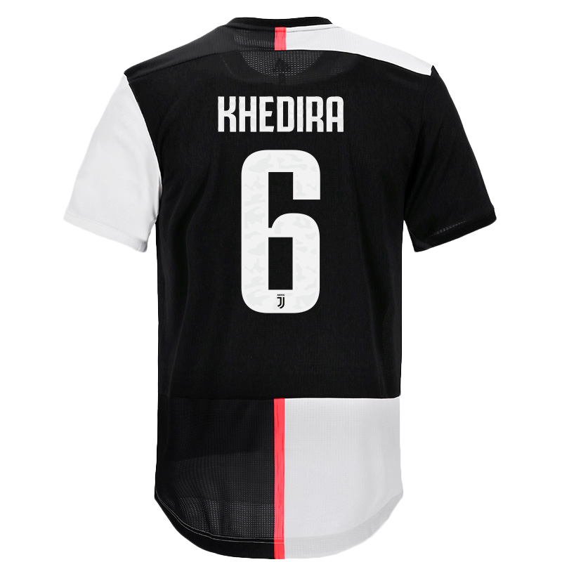 Niño Sami Khedira 6 1ª Equipación Blanco Negro Camiseta 2019/20 La Camisa Chile