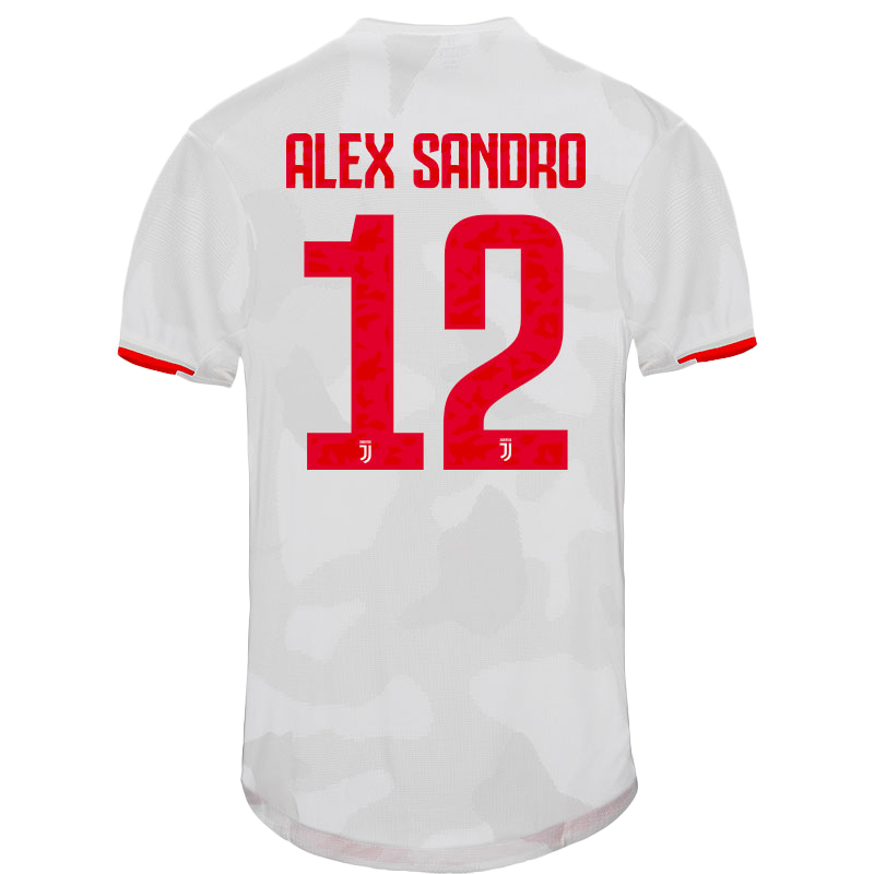 Niño Alex Sandro 12 2ª Equipación Gris Camiseta 2019/20 La Camisa Chile