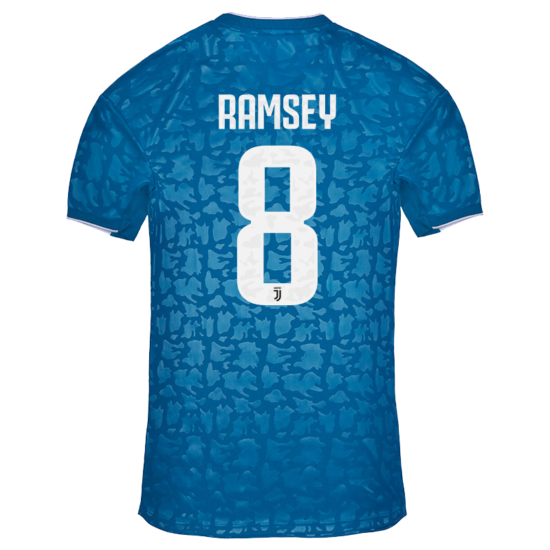 Niño Aaron Ramsey 8 3ª Equipación Azul Camiseta 2019/20 La Camisa Chile