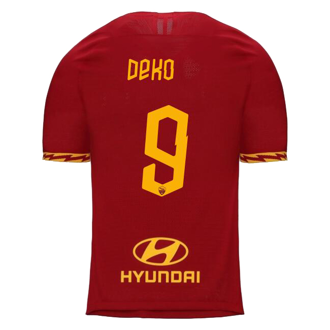 Niño Edin Dzeko 9 1ª Equipación Rojo Camiseta 2019/20 La Camisa Chile