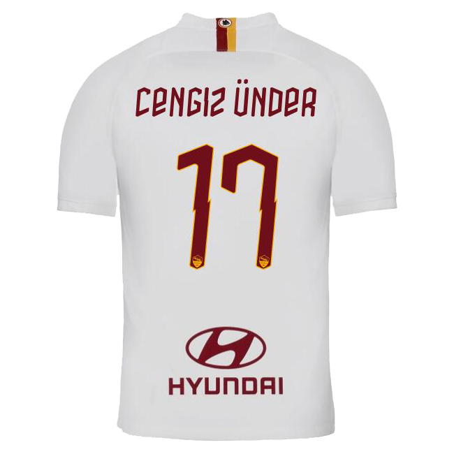 Niño Cengiz Under 17 2ª Equipación Blanco Camiseta 2019/20 La Camisa Chile
