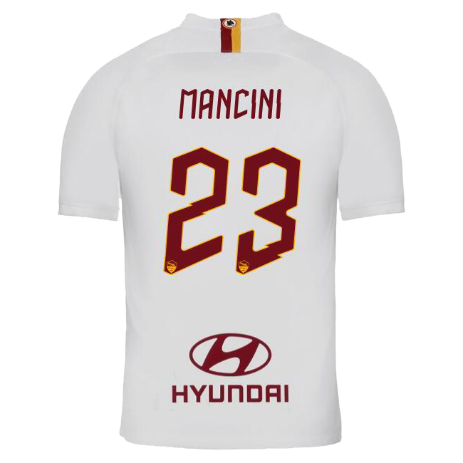 Niño Gianluca Mancini 23 2ª Equipación Blanco Camiseta 2019/20 La Camisa Chile