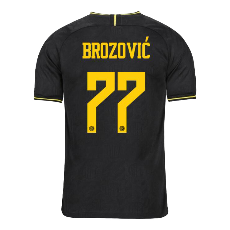 Niño Marcelo Brozovic 77 3ª Equipación Negro Camiseta 2019/20 La Camisa Chile