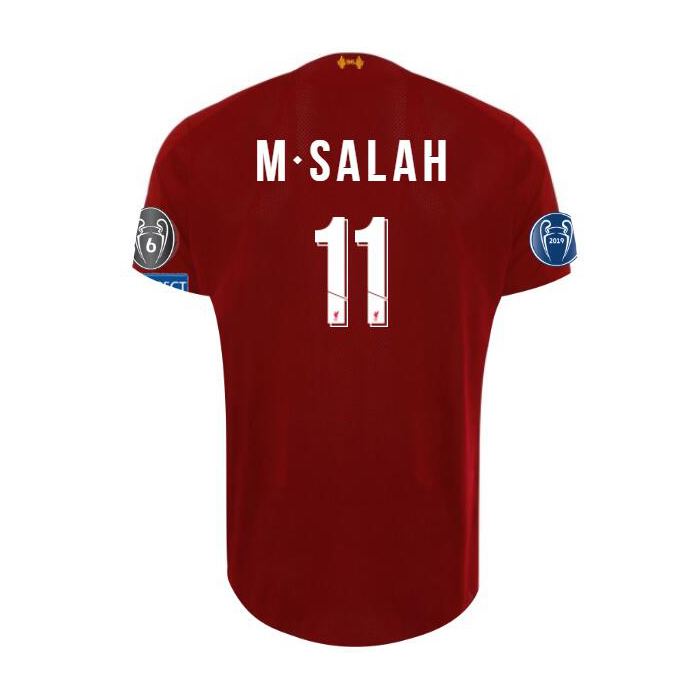Niño Mohamed Salah 11 1ª Equipación Rojo Camiseta 2019/20 La Camisa Chile