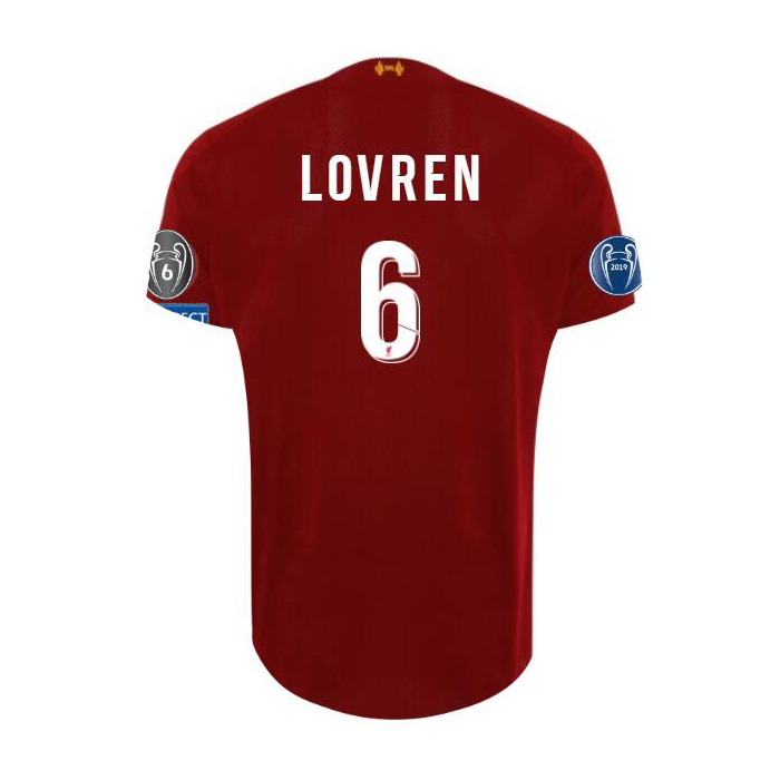 Niño Dejan Lovren 6 1ª Equipación Rojo Camiseta 2019/20 La Camisa Chile