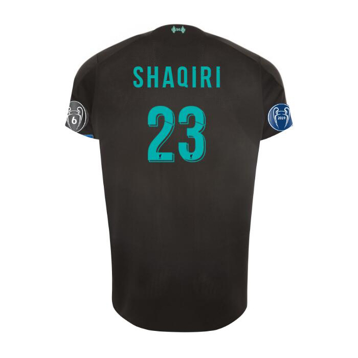 Niño Xherdan Shaqiri 23 3ª Equipación Negro Camiseta 2019/20 La Camisa Chile