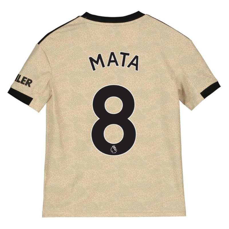 Niño Juan Mata 8 2ª Equipación Champán Camiseta 2019/20 La Camisa Chile