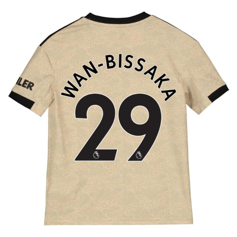 Niño Aaron Wan-Bissaka 29 2ª Equipación Champán Camiseta 2019/20 La Camisa Chile