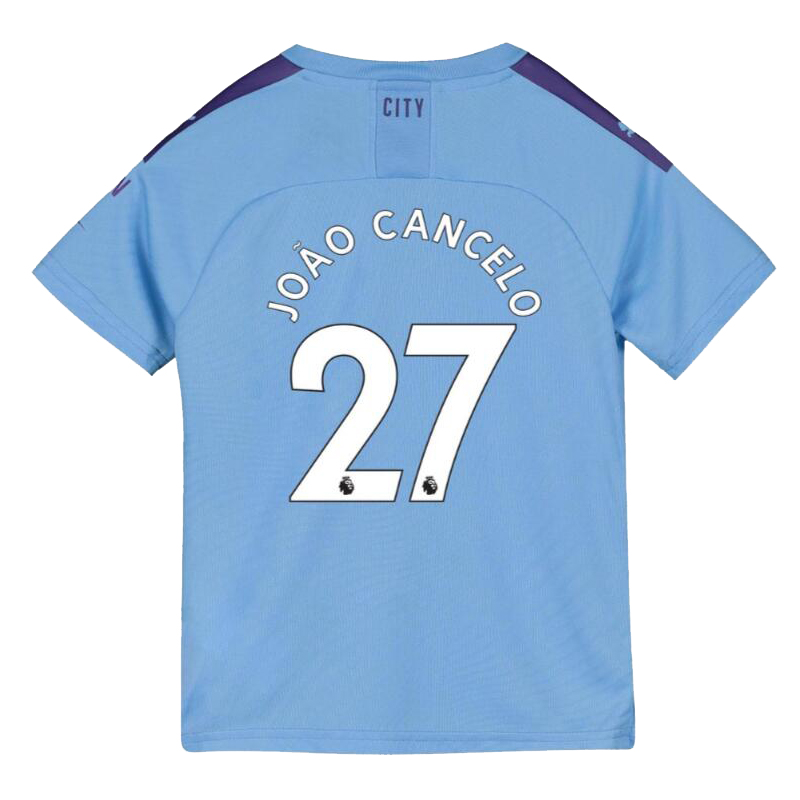 Niño Joao Cancelo 27 1ª Equipación Azul Camiseta 2019/20 La Camisa Chile