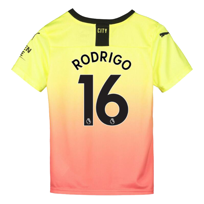 Niño Rodrigo 16 3ª Equipación Amarillo Naranja Camiseta 2019/20 La Camisa Chile