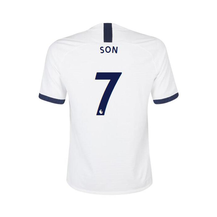 Niño Son Heung-min 7 1ª Equipación Blanco Camiseta 2019/20 La Camisa Chile