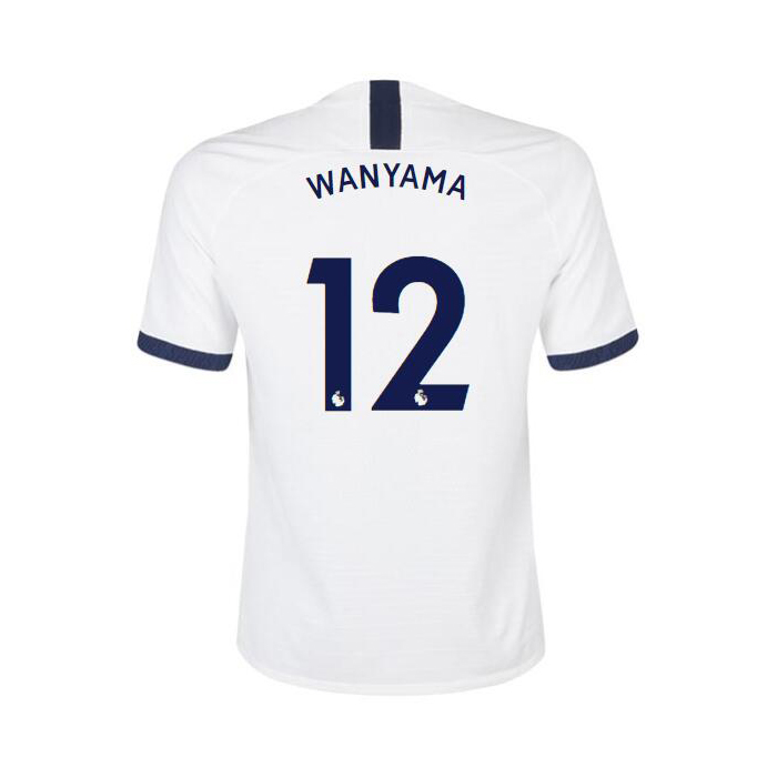 Niño Victor Wanyama 12 1ª Equipación Blanco Camiseta 2019/20 La Camisa Chile
