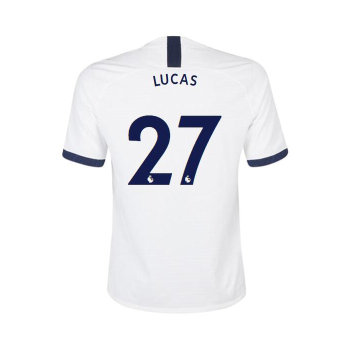 Niño Lucas Moura 27 1ª Equipación Blanco Camiseta 2019/20 La Camisa Chile