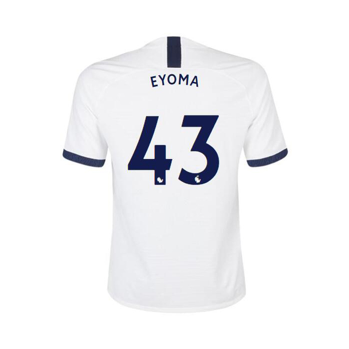 Niño Timothy Eyoma 43 1ª Equipación Blanco Camiseta 2019/20 La Camisa Chile