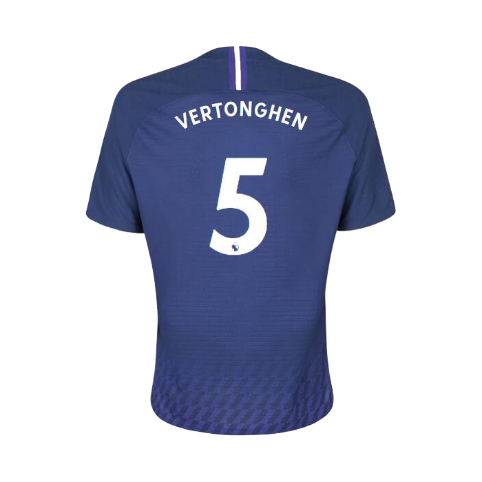 Niño Jan Vertonghen 5 2ª Equipación Azul Real Camiseta 2019/20 La Camisa Chile