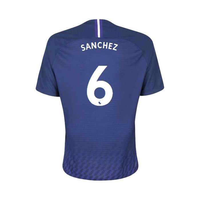 Niño Davinson Sanchez 6 2ª Equipación Azul Real Camiseta 2019/20 La Camisa Chile