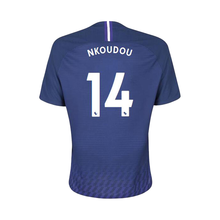 Niño Georges-Kevin Nkoudou 14 2ª Equipación Azul Real Camiseta 2019/20 La Camisa Chile