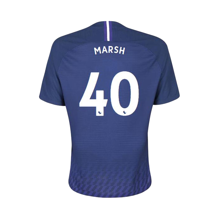 Niño George Marsh 40 2ª Equipación Azul Real Camiseta 2019/20 La Camisa Chile