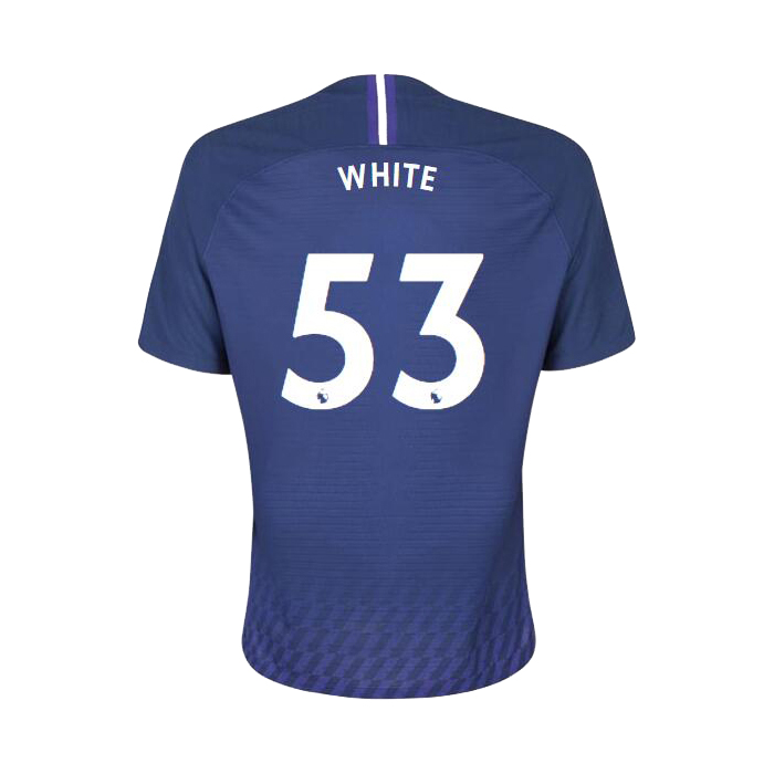Niño White 53 2ª Equipación Azul Real Camiseta 2019/20 La Camisa Chile