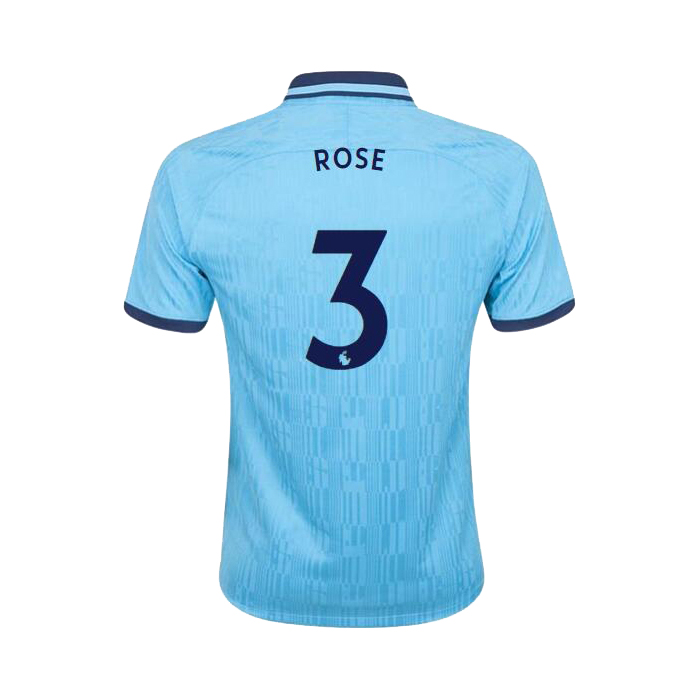 Niño Danny Rose 3 3ª Equipación Azul Camiseta 2019/20 La Camisa Chile