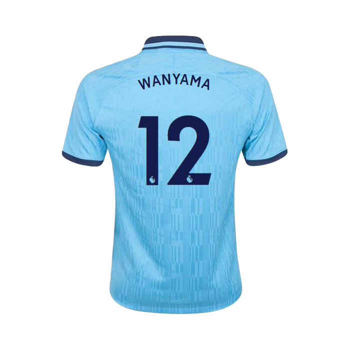 Niño Victor Wanyama 12 3ª Equipación Azul Camiseta 2019/20 La Camisa Chile