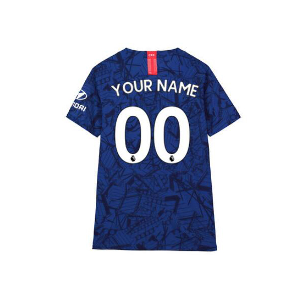 Niño Tu Nombre 0 1ª Equipación Azul Real Camiseta 2019/20 La Camisa Chile