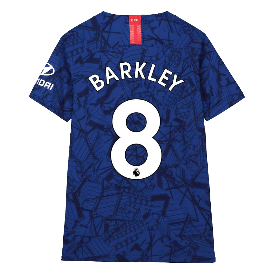 Niño Ross Barkley 8 1ª Equipación Azul Real Camiseta 2019/20 La Camisa Chile