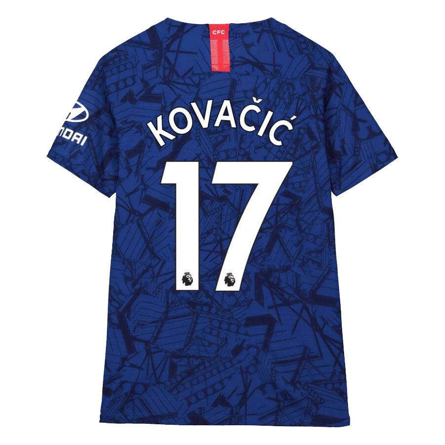 Niño Mateo Kovacic 17 1ª Equipación Azul Real Camiseta 2019/20 La Camisa Chile