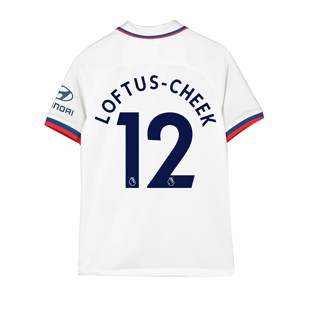Niño Loftus Cheek 12 2ª Equipación Blanco Camiseta 2019/20 La Camisa Chile