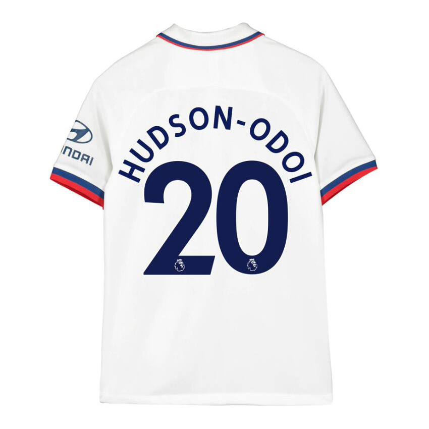 Niño Hudson Odoi 20 2ª Equipación Blanco Camiseta 2019/20 La Camisa Chile