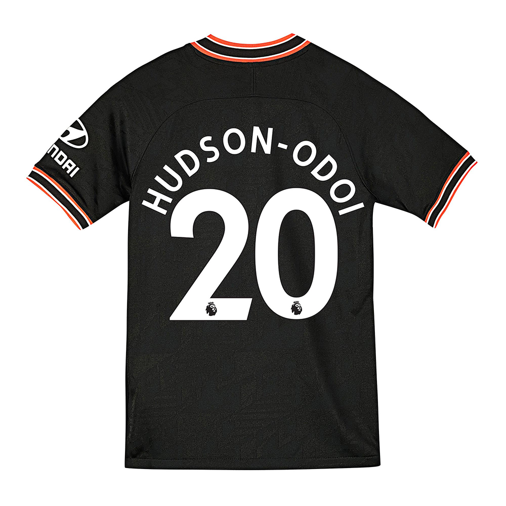 Niño Hudson Odoi 20 3ª Equipación Negro Camiseta 2019/20 La Camisa Chile